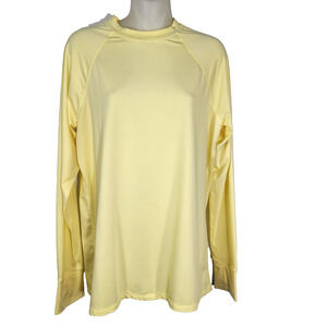 TSLA Swim Shirt Women's Large UPF 50+ Rash Guard Long Sleeve Water Beach Surf